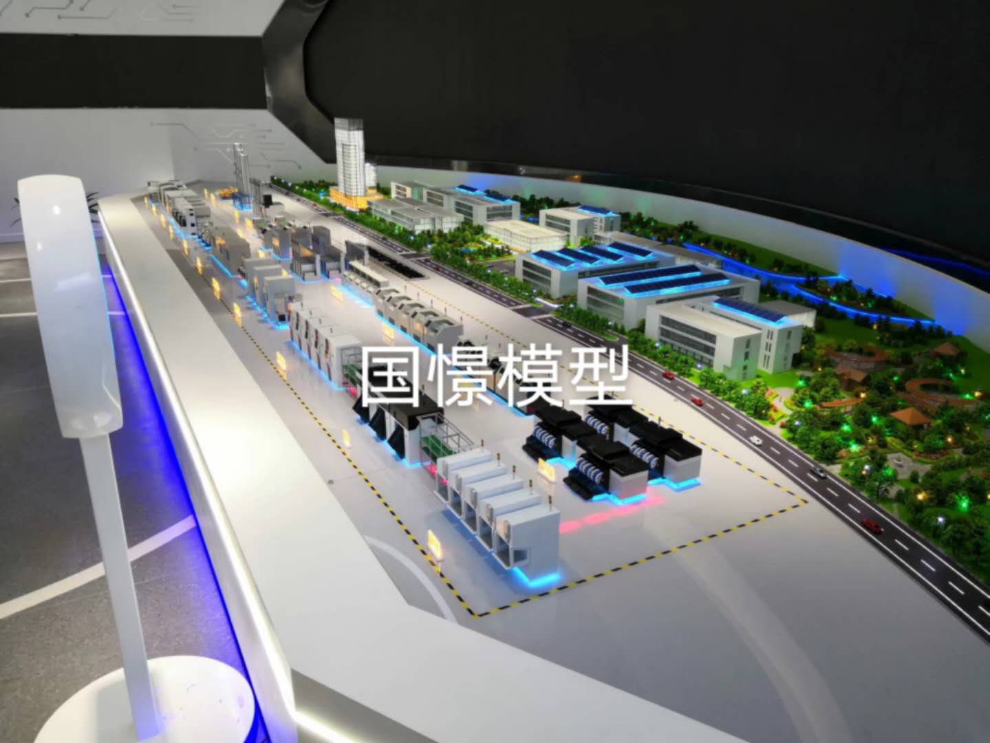 阿拉山口市建筑模型