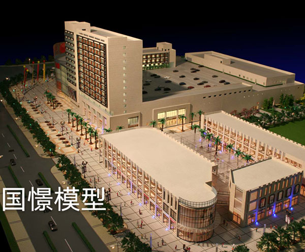阿拉山口市建筑模型