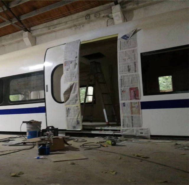 阿拉山口市高铁模型